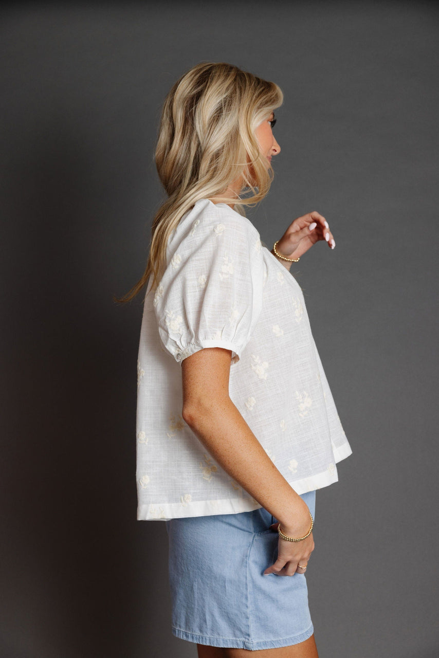 Ida Blouse in Off White