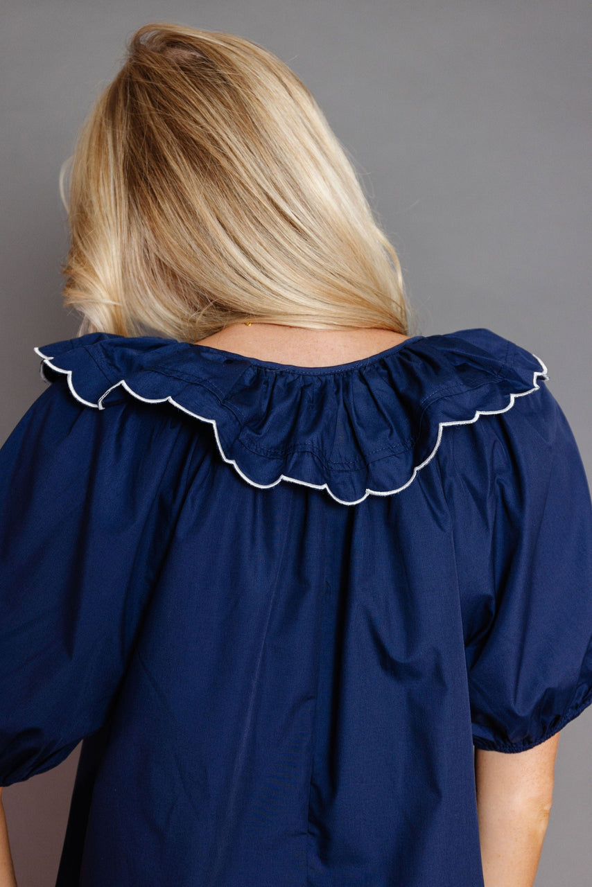 Lucas Blouse in Navy