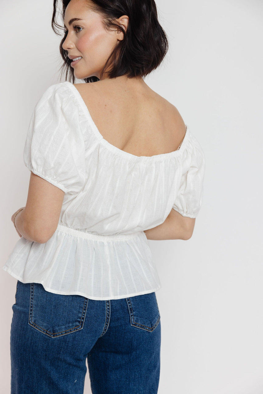 Abbey Blouse in Off White