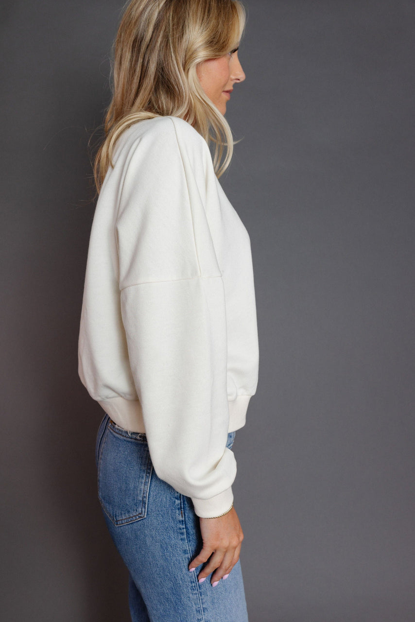 Butter Sweatshirt in Cream