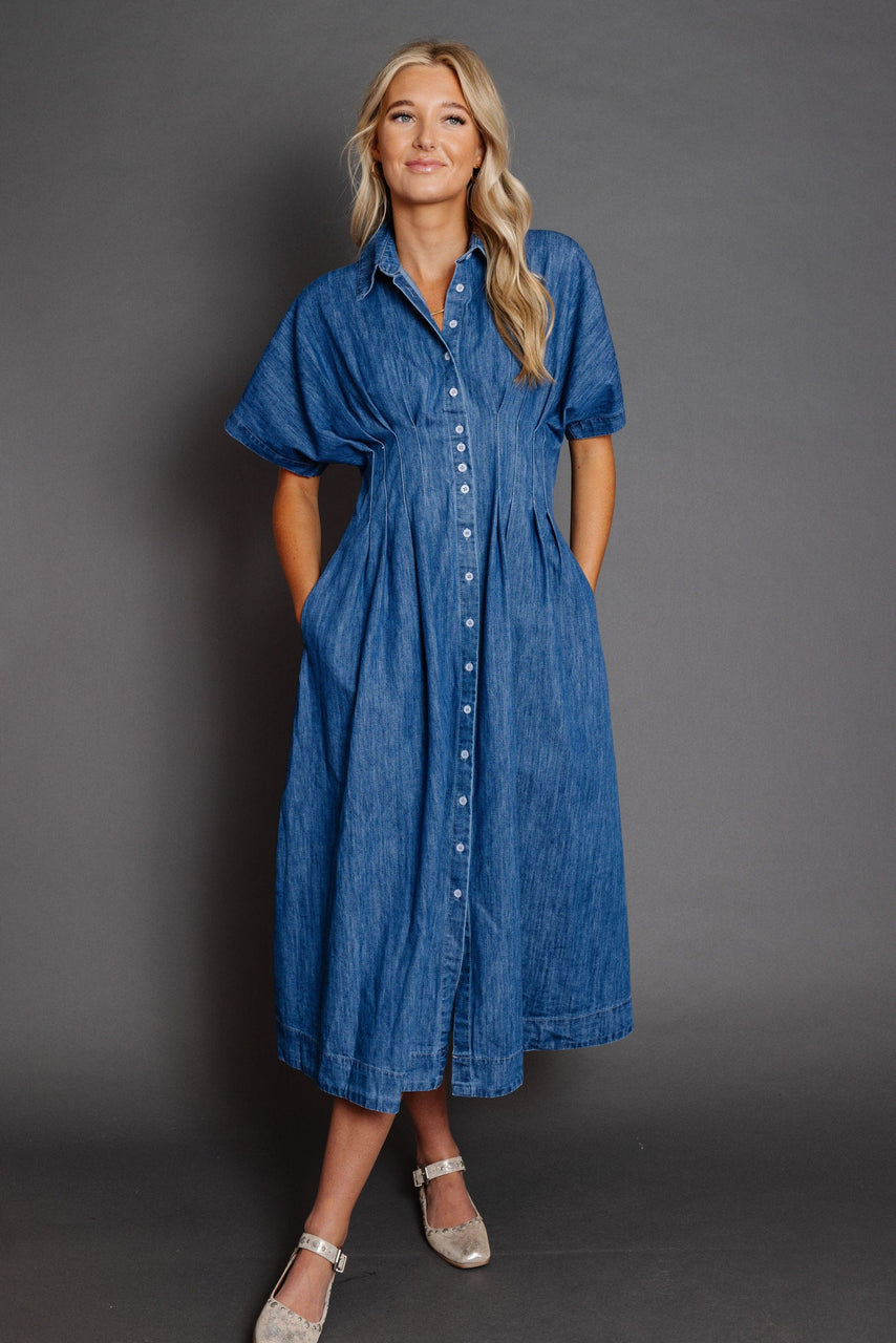 Gertrude Dress in Denim