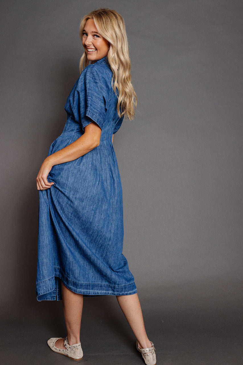 Gertrude Dress in Denim