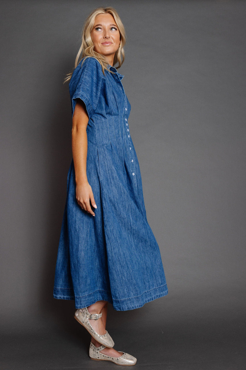 Gertrude Dress in Denim