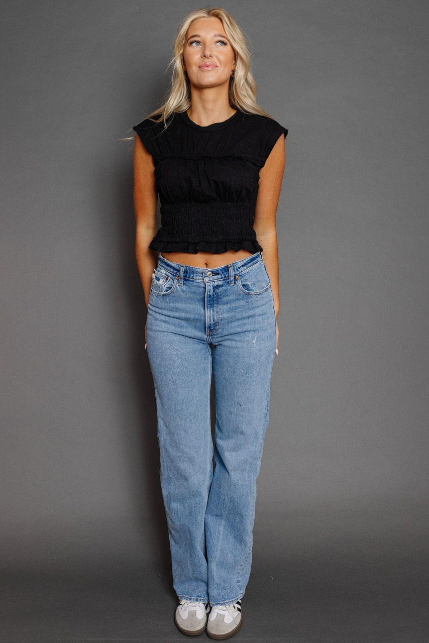 Lazy Days Tee in Black