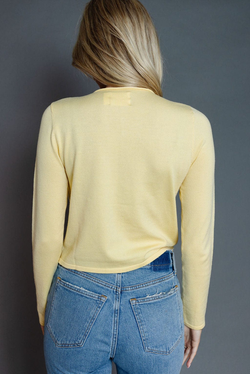 Shea Cardigan in Butter Yellow