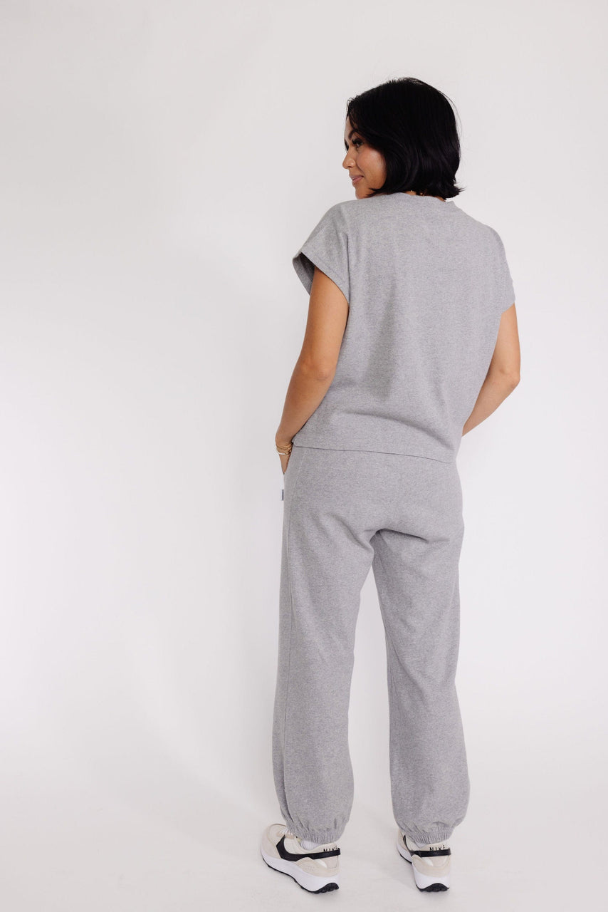 Beau Balloon Pant in Heather Grey