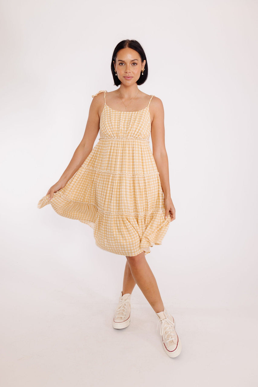 Bee Dress in Butter Cream