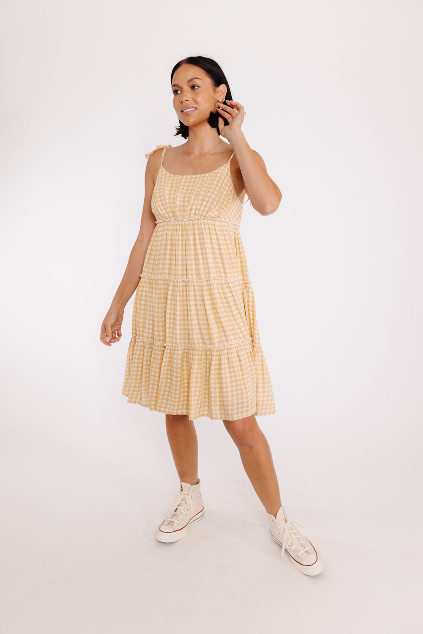 Bee Dress in Butter Cream