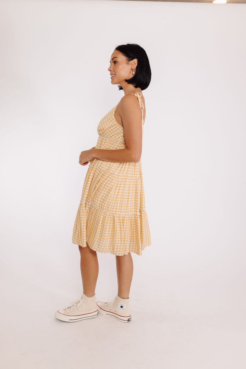 Bee Dress in Butter Cream