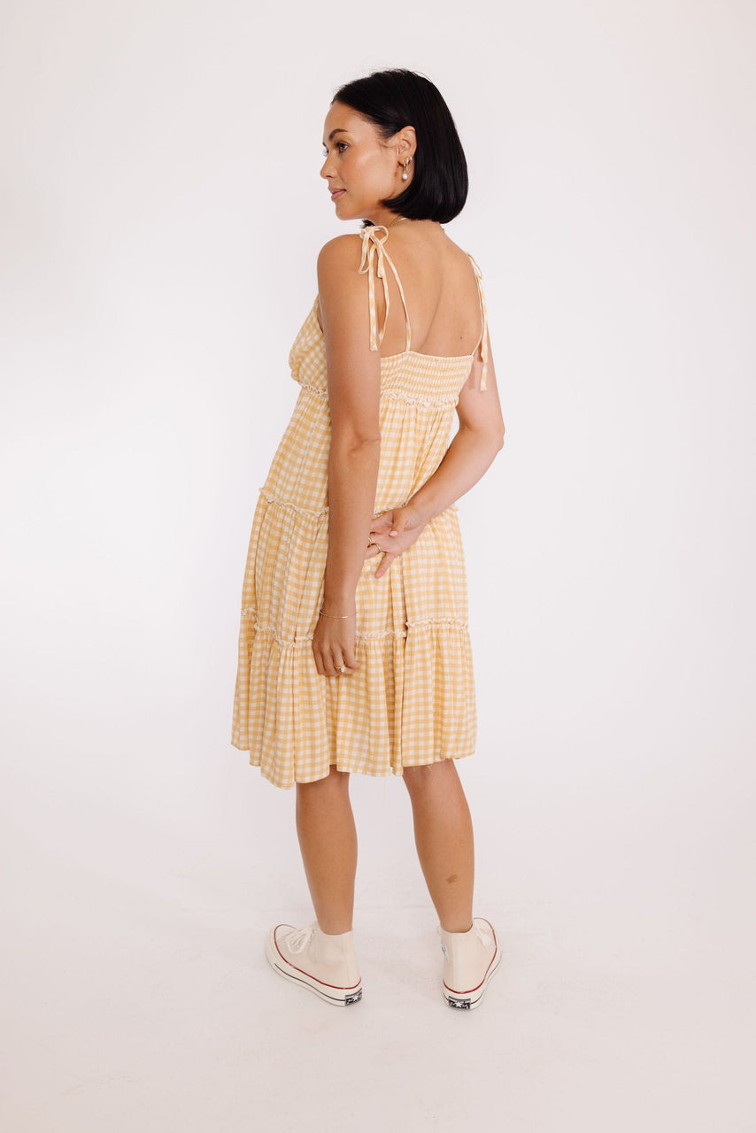Bee Dress in Butter Cream