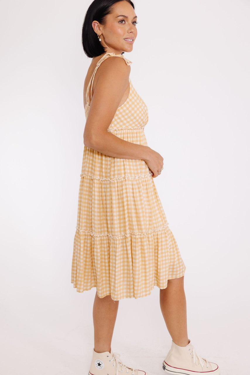 Bee Dress in Butter Cream