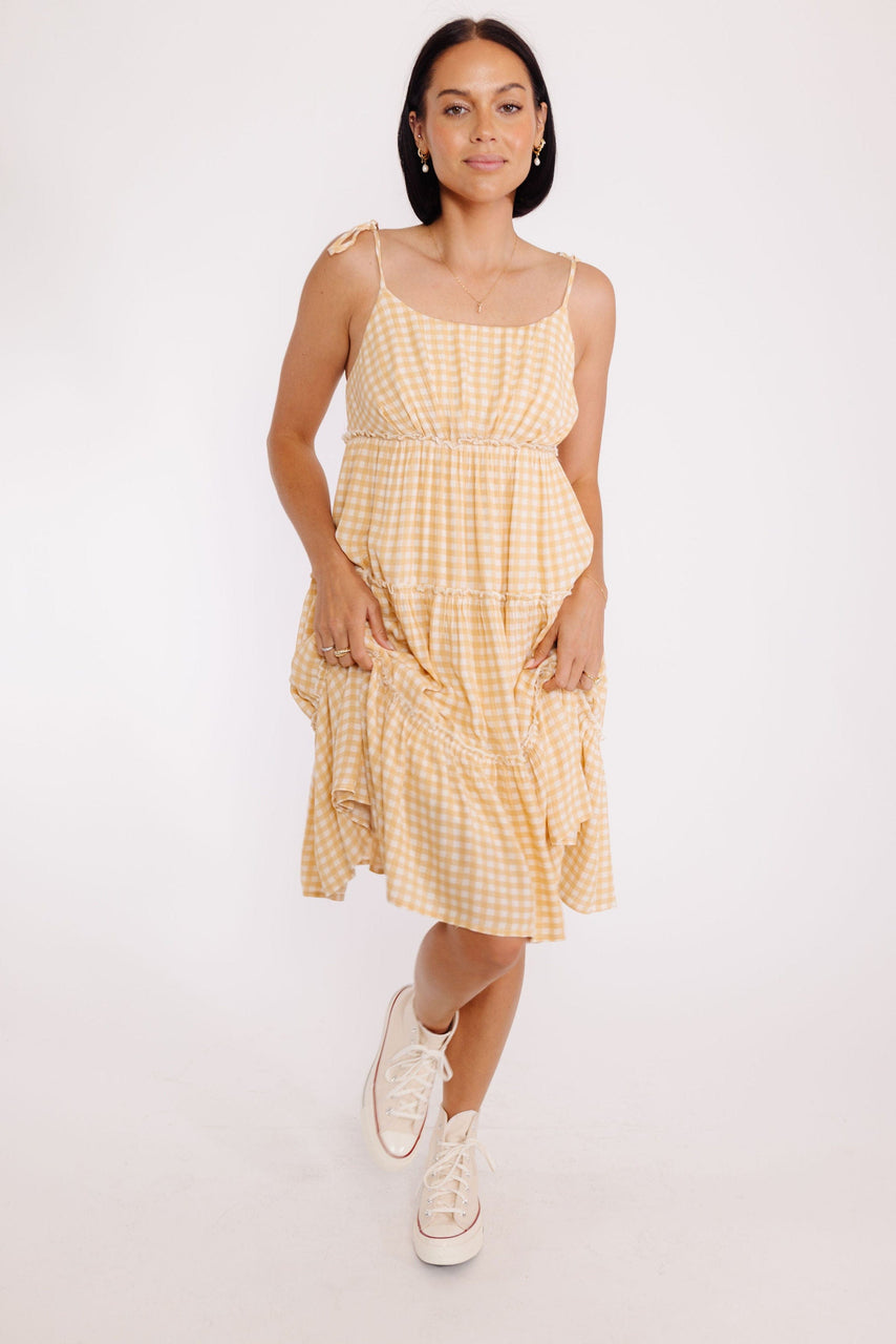 Bee Dress in Butter Cream