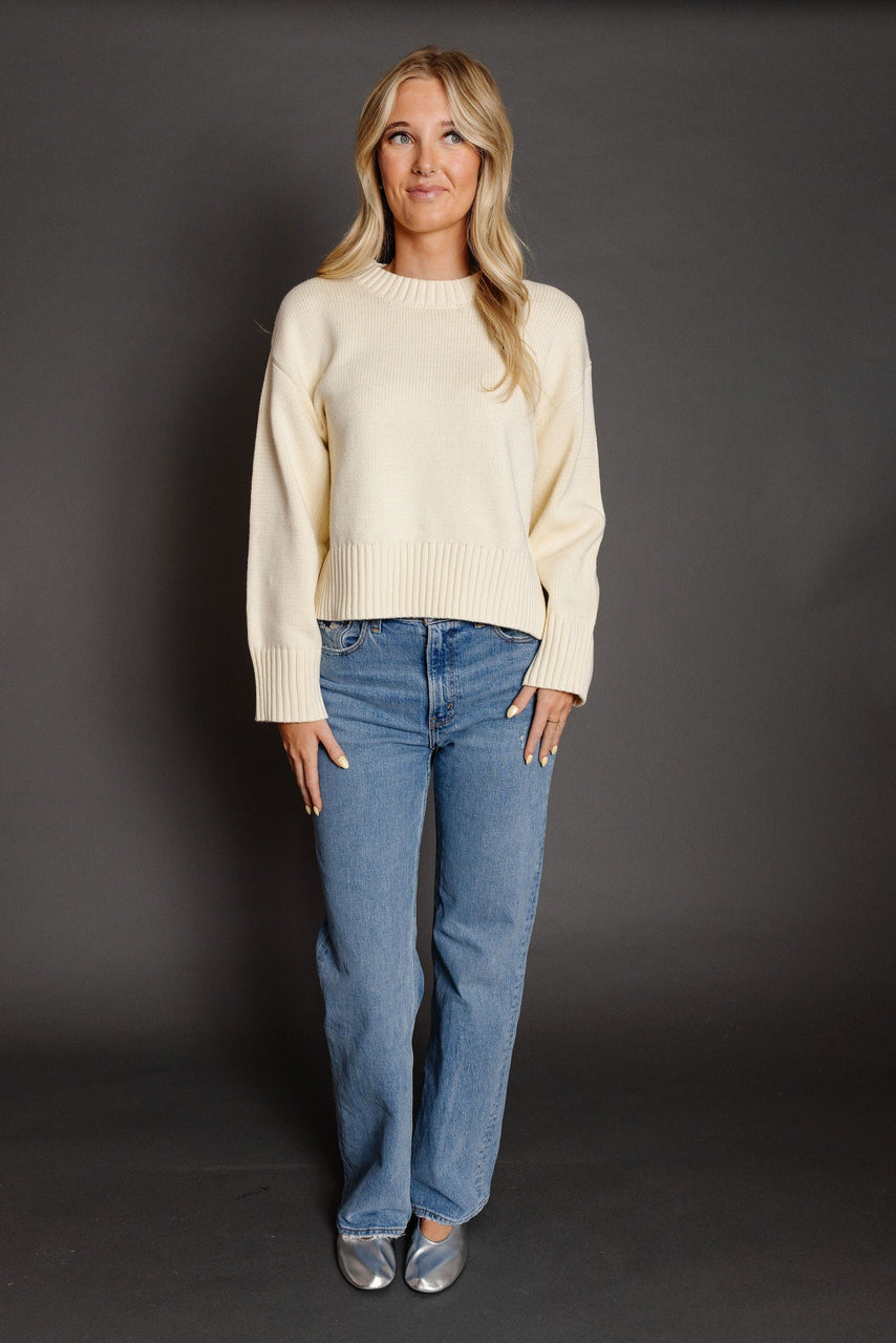 Asher Sweater in Cream