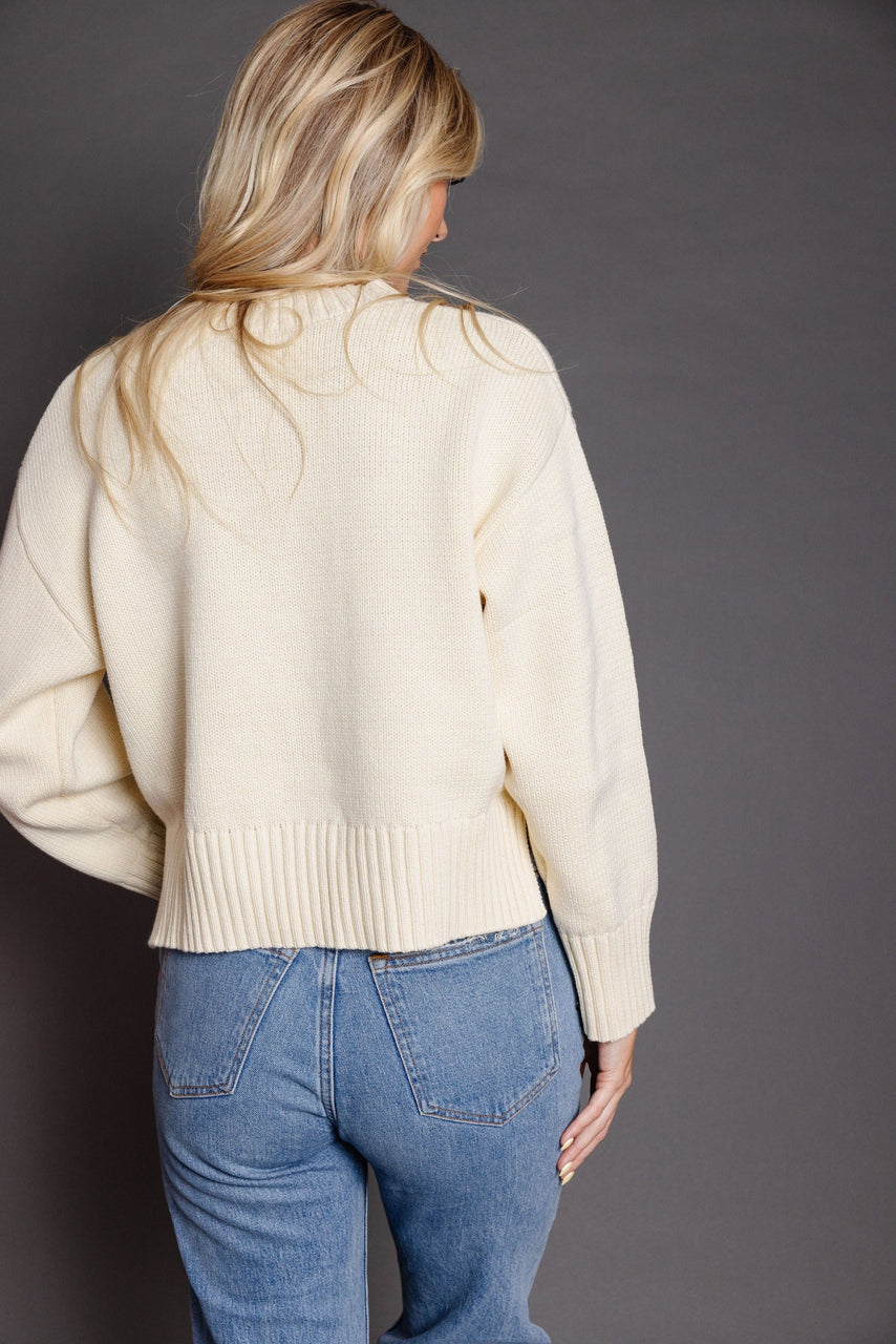 Asher Sweater in Cream