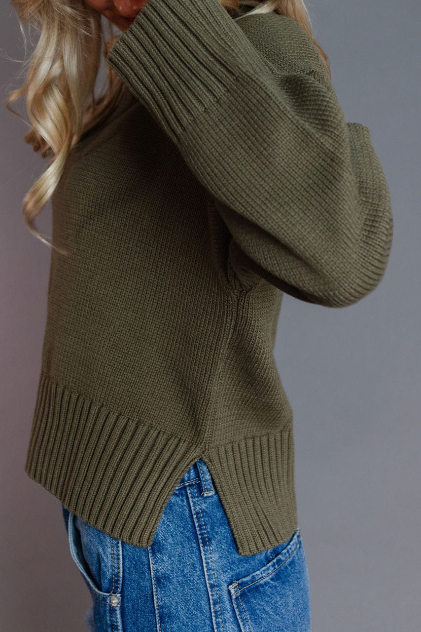 Asher Sweater in Olive
