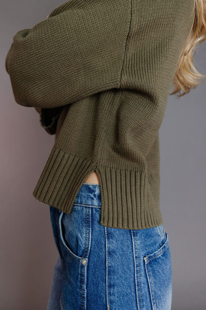 Asher Sweater in Olive