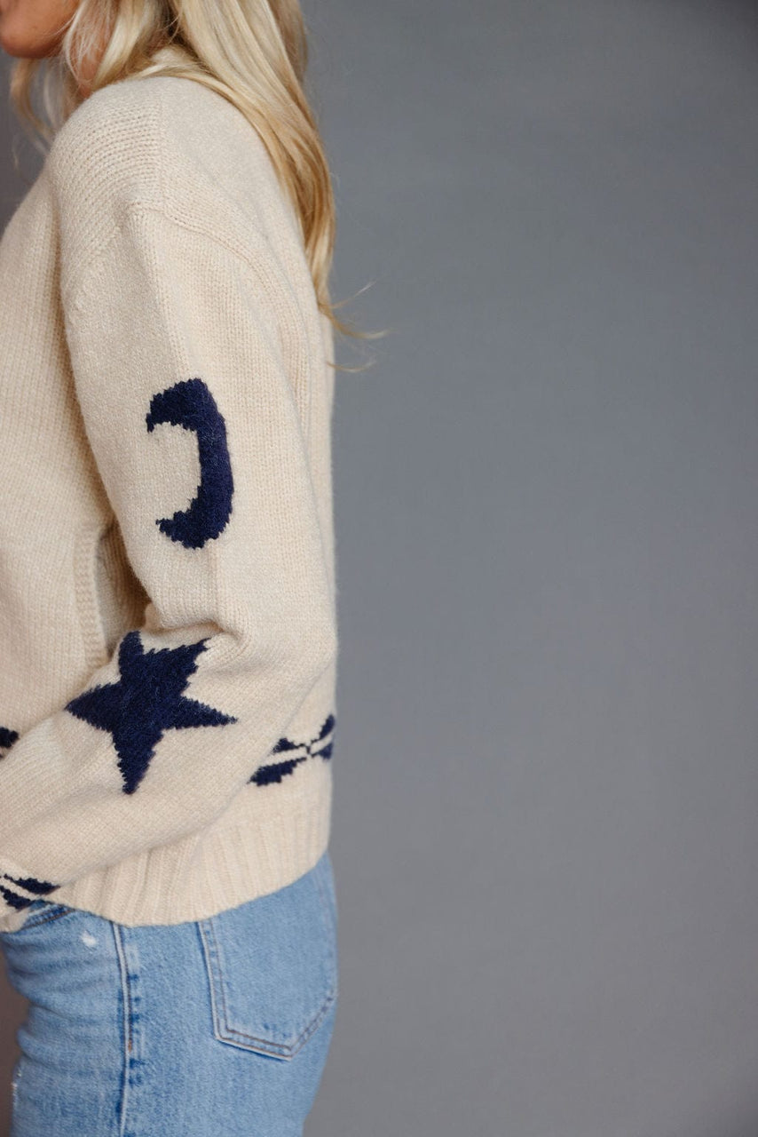Emmy Sweater Jacket in Beige