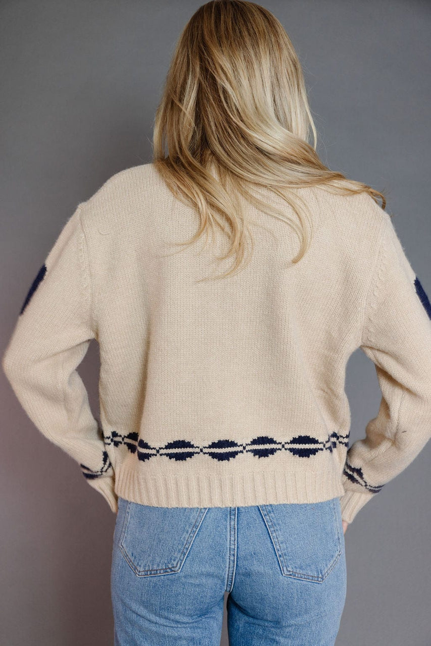 Emmy Sweater Jacket in Beige
