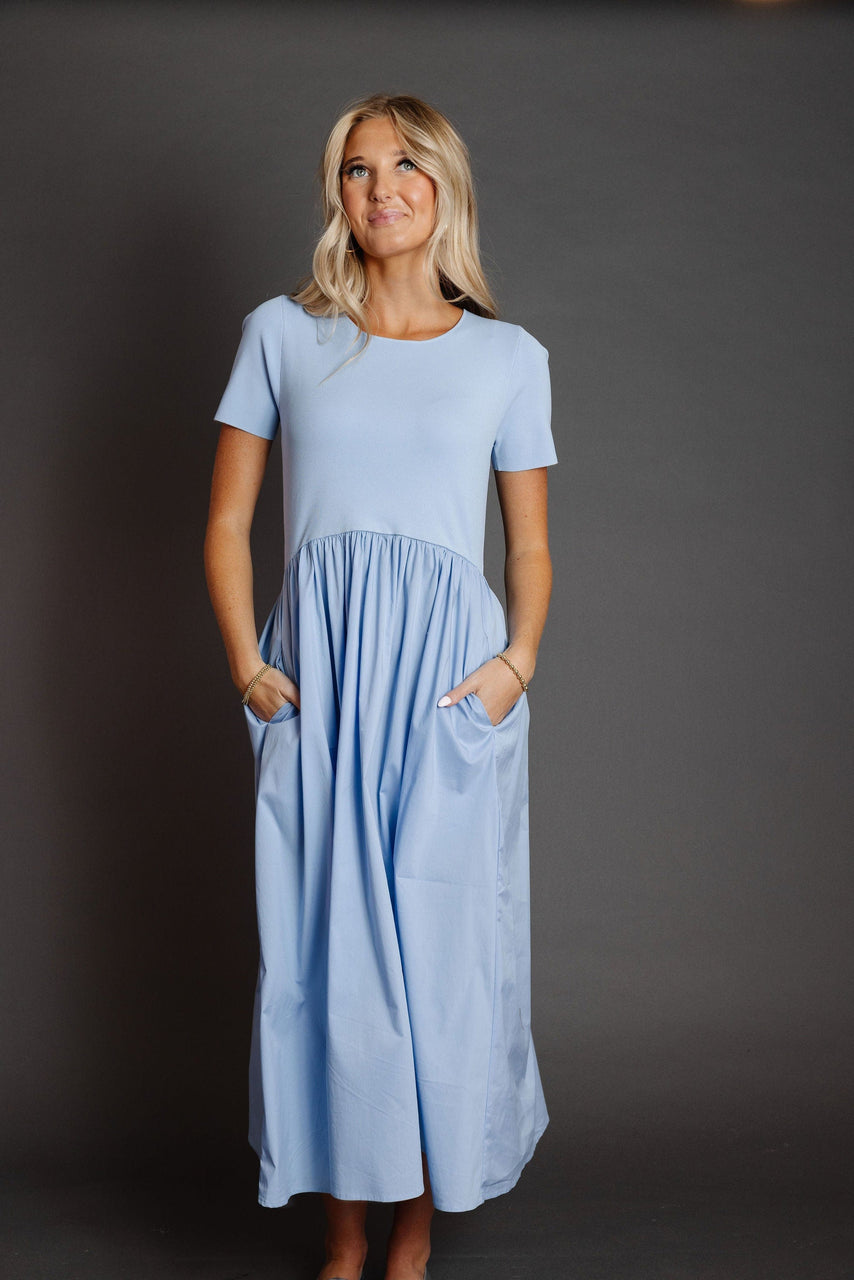 Kealani Dress in Powder Blue