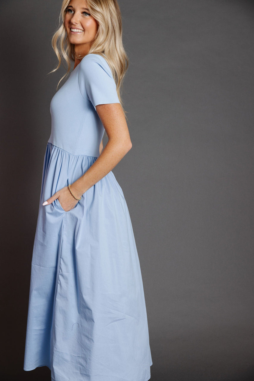 Kealani Dress in Powder Blue