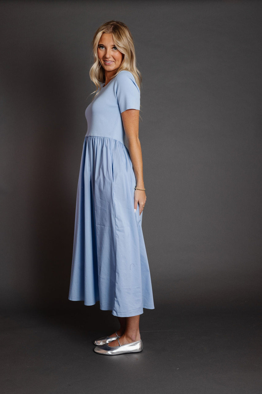 Kealani Dress in Powder Blue