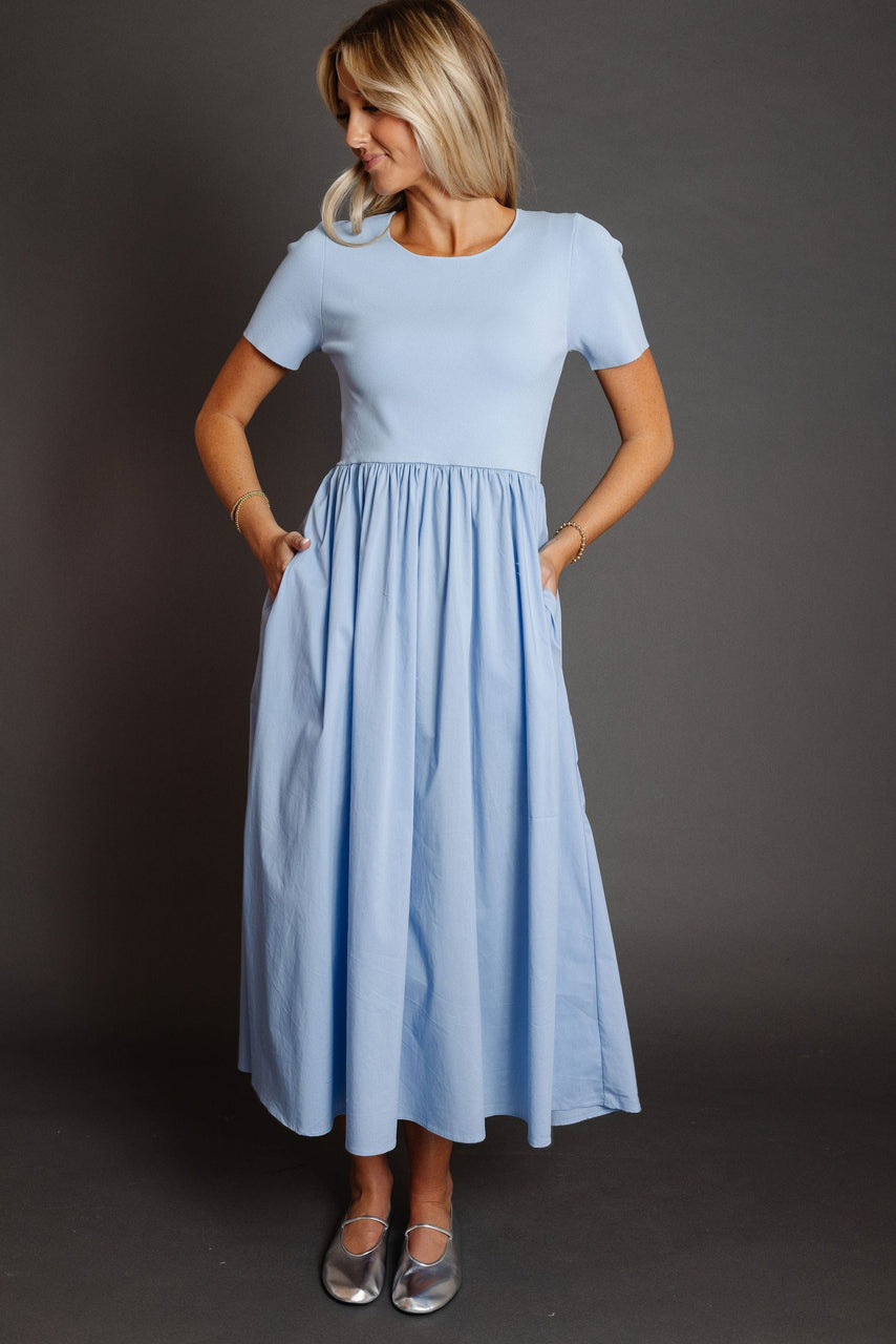 Kealani Dress in Powder Blue