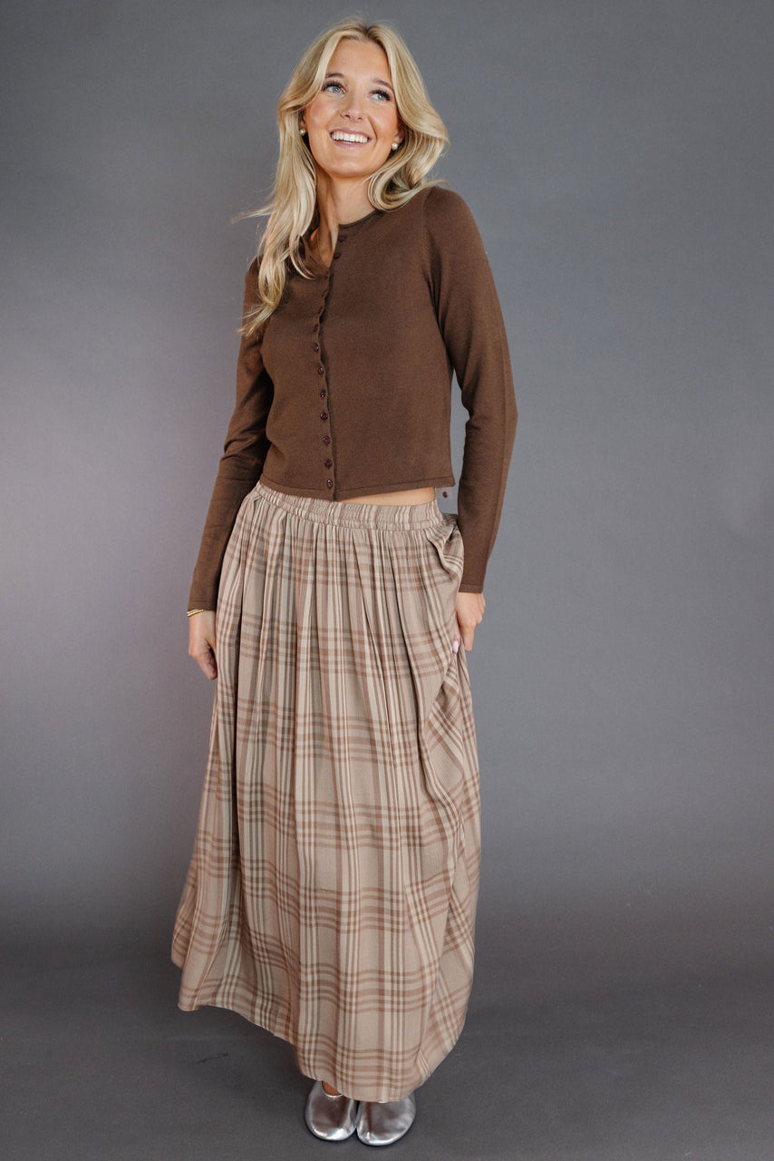 Shea Cardigan in Brown