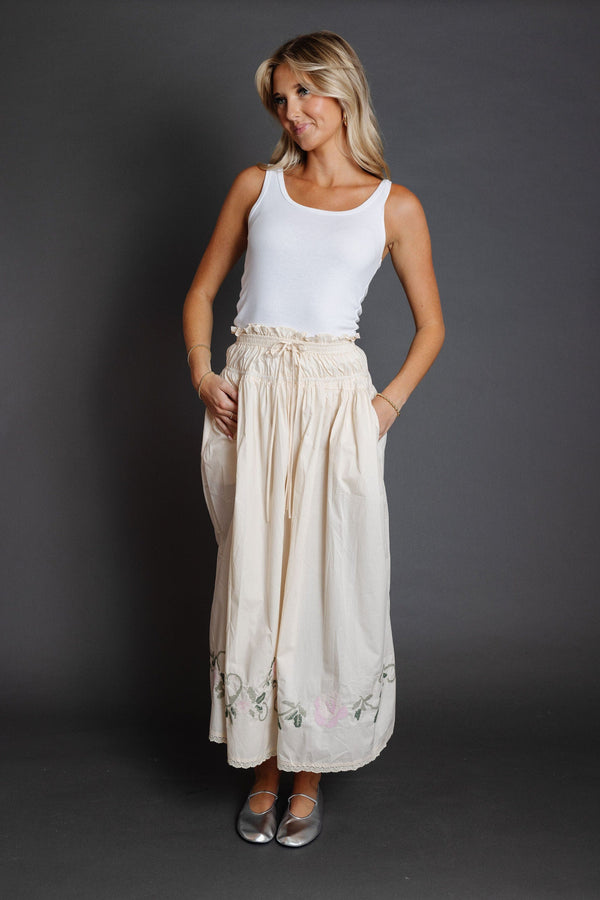 Silvan Skirt in Cream