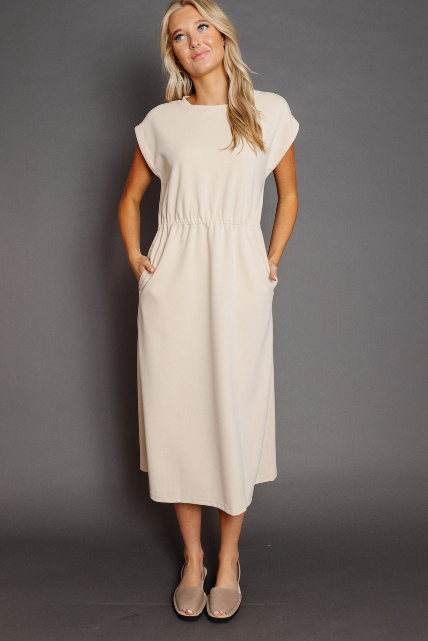 Tommi Dress in Beige