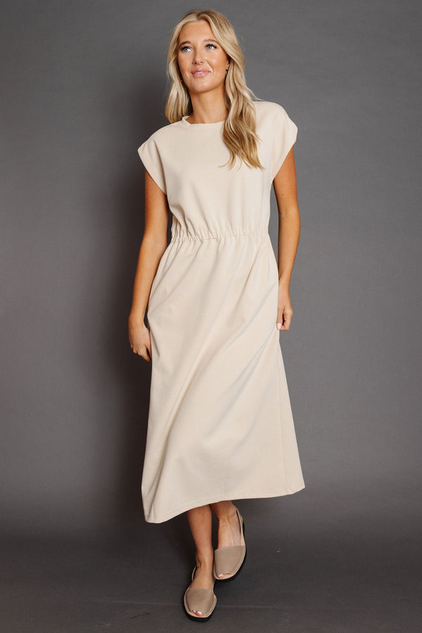 Tommi Dress in Beige