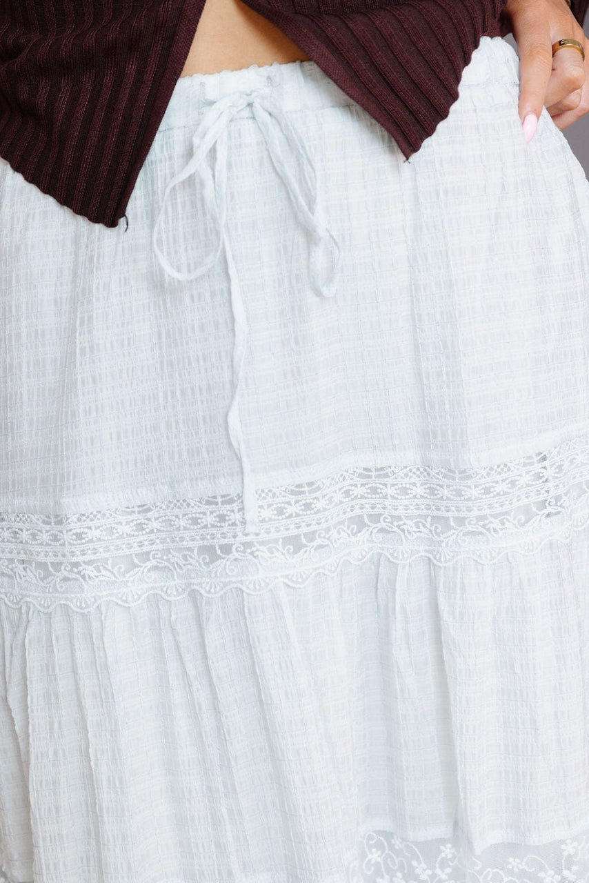 Vanderbilt Skirt in Pale Blue