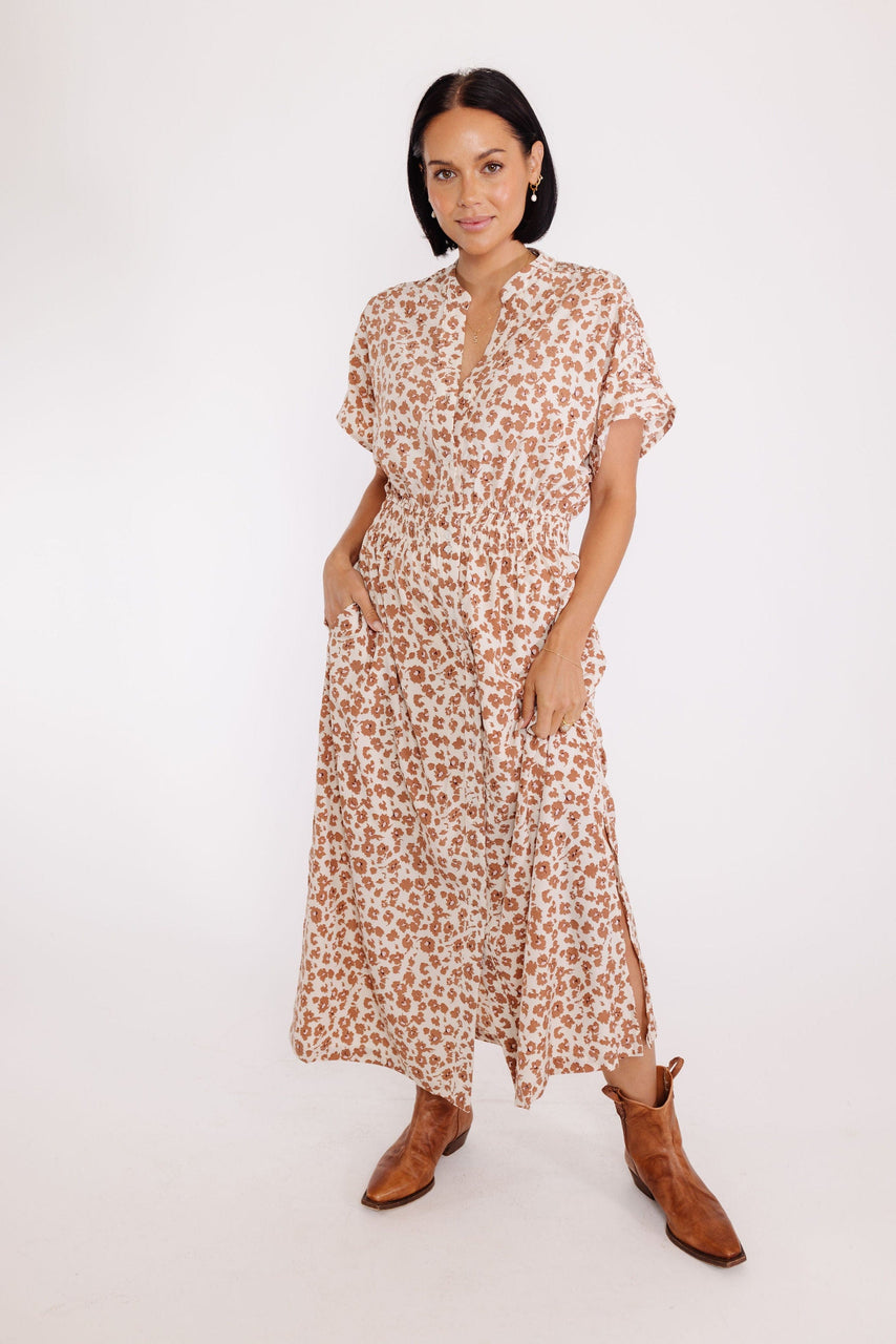 Cassidy Dress in Beige