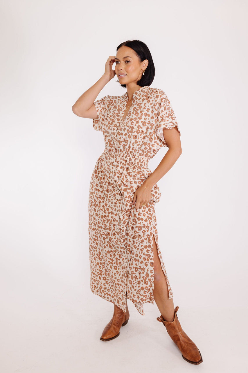 Cassidy Dress in Beige