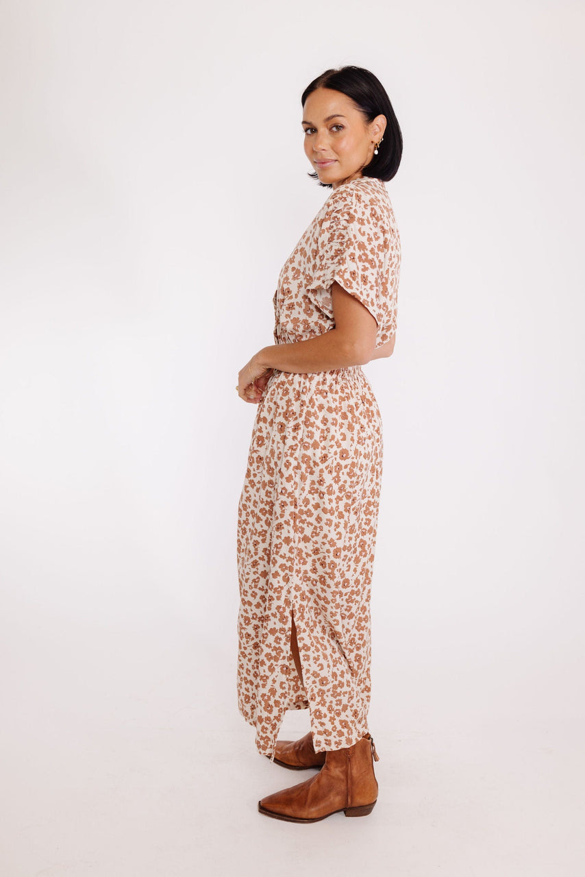 Cassidy Dress in Beige