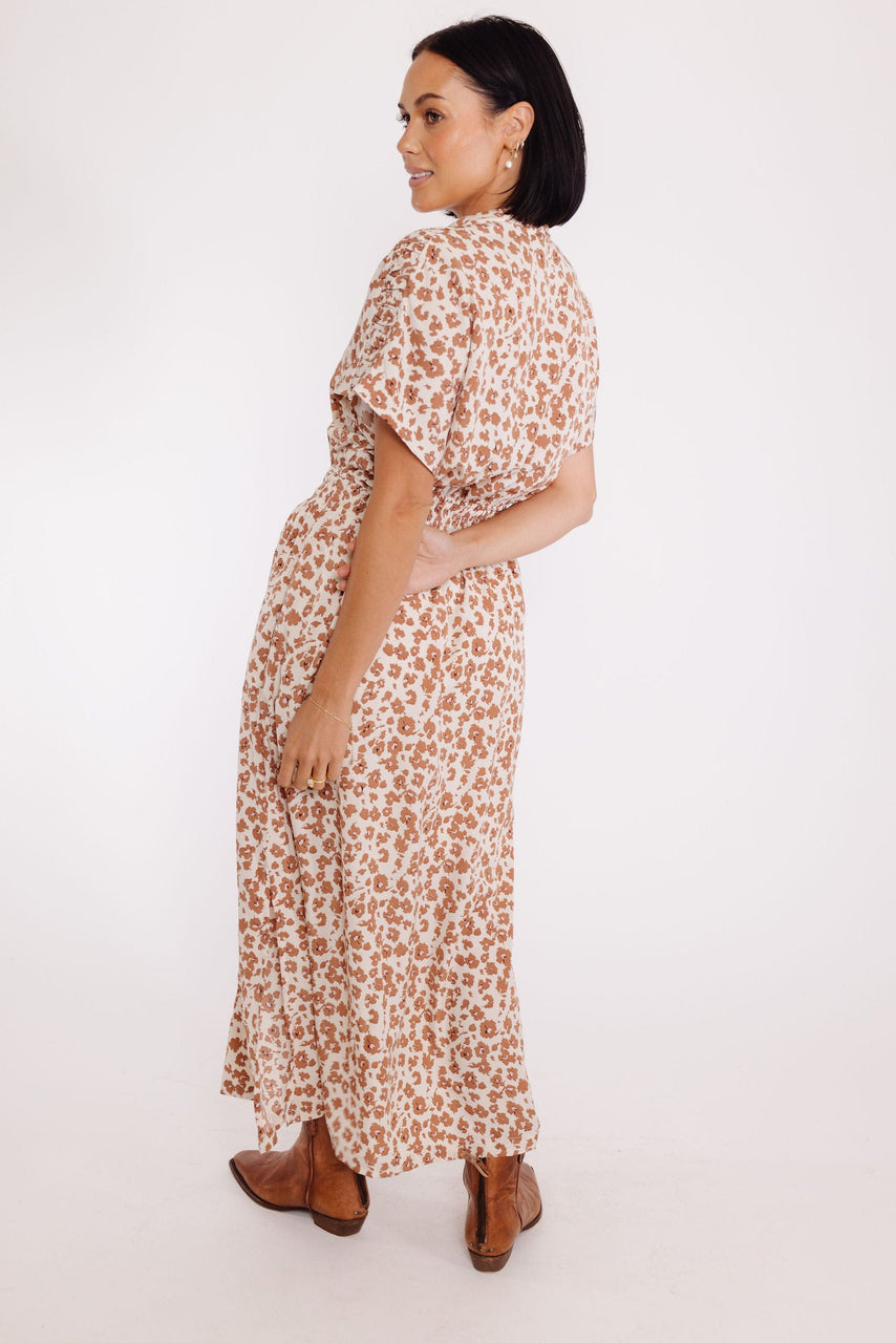 Cassidy Dress in Beige