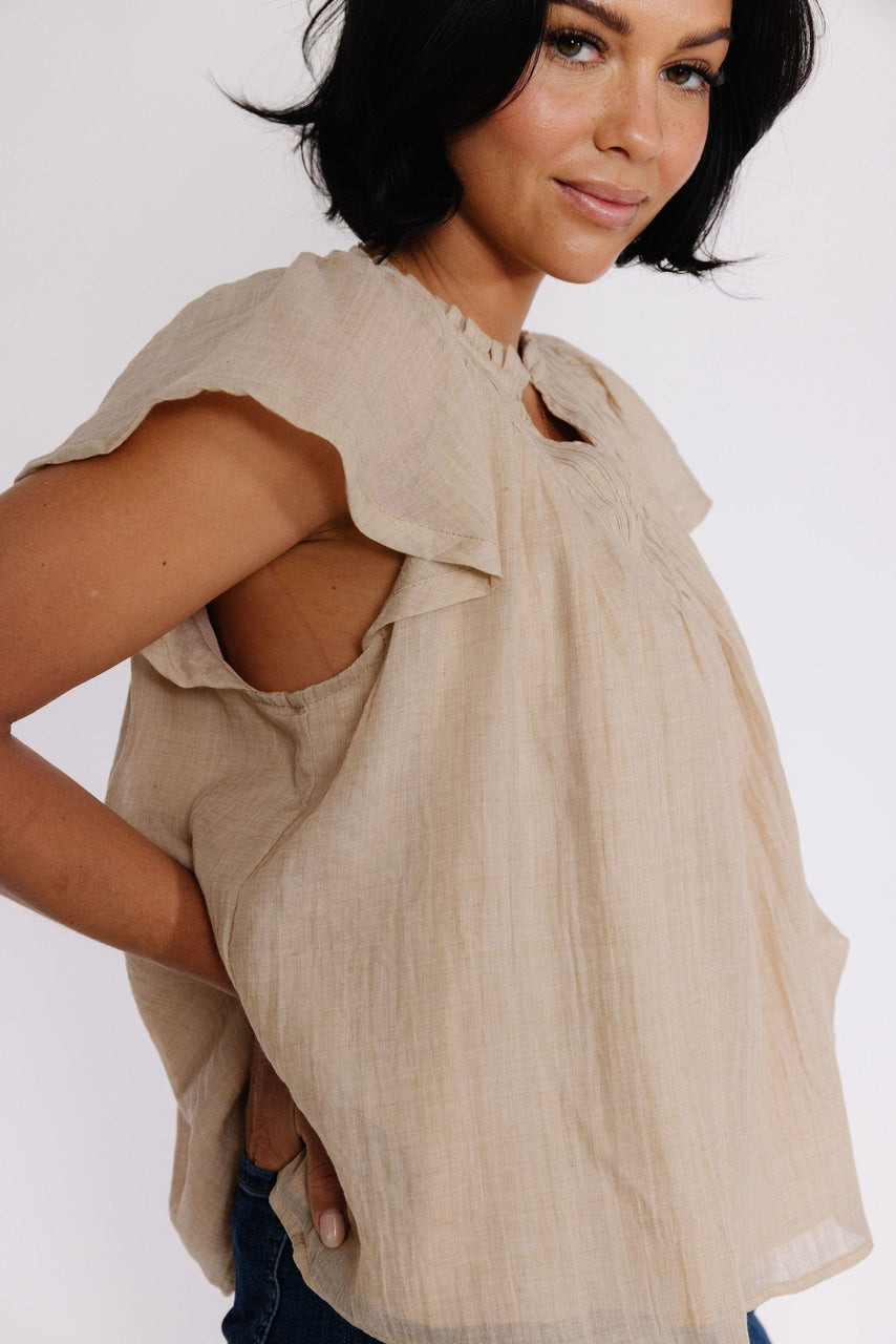 Chelle Blouse in Coconut