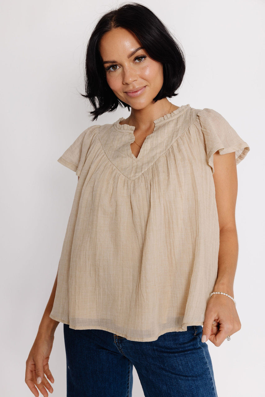Chelle Blouse in Coconut