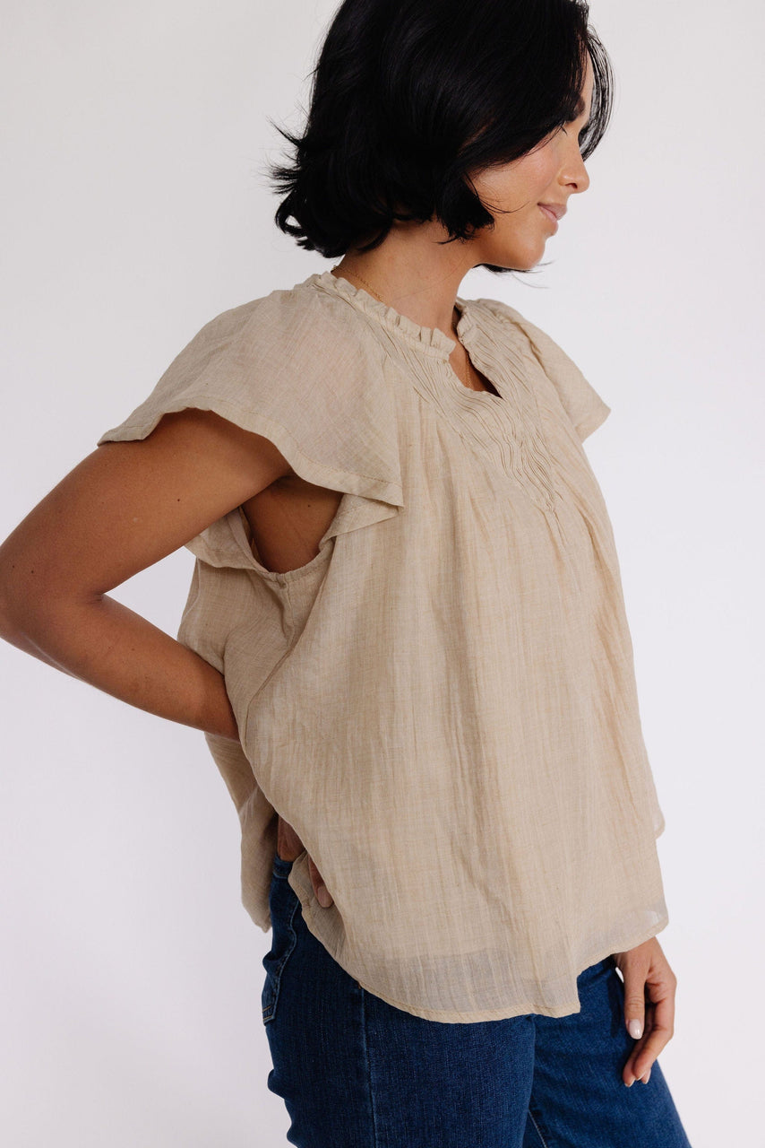 Chelle Blouse in Coconut