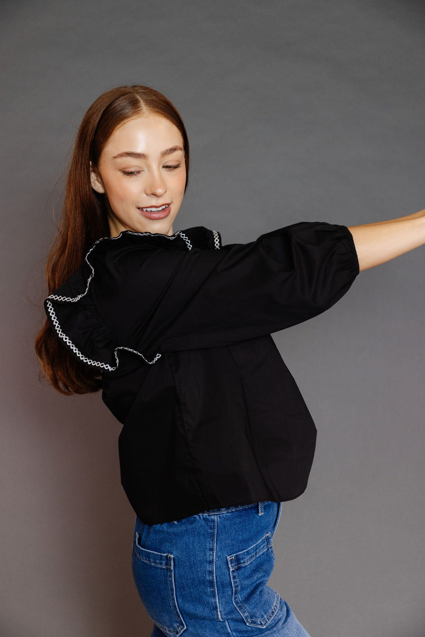 Covington Blouse in Black