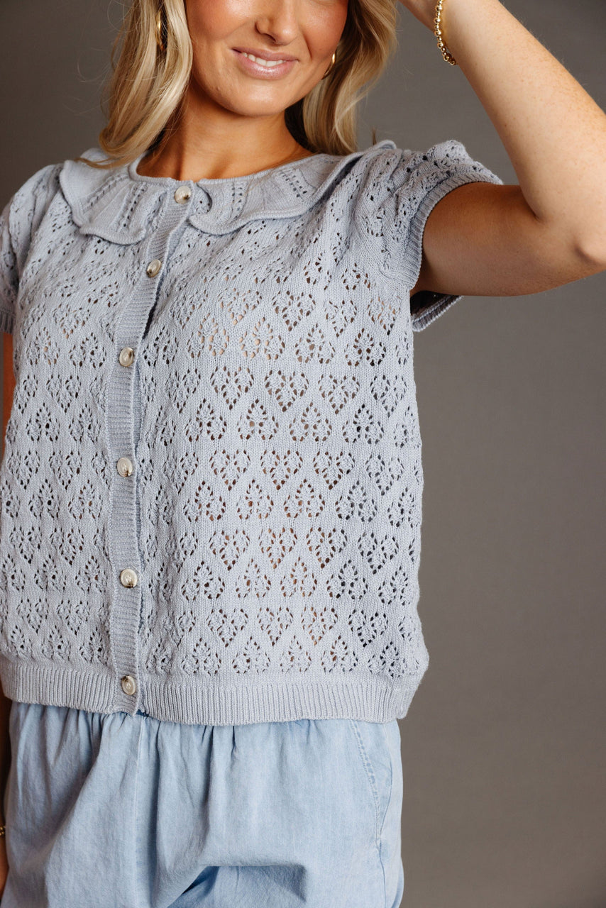 Carina Cardigan in M. Blue