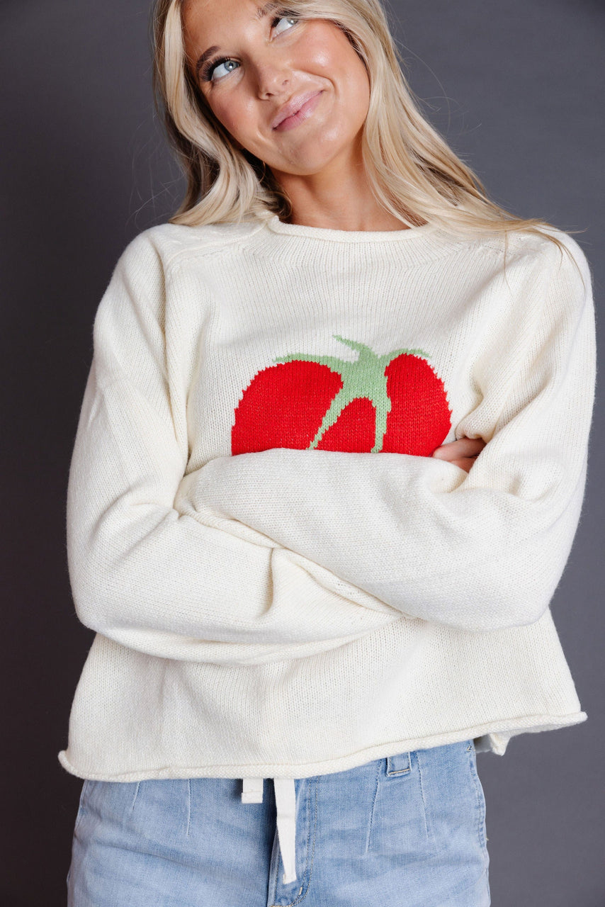 Tomato Sweater in Ivory