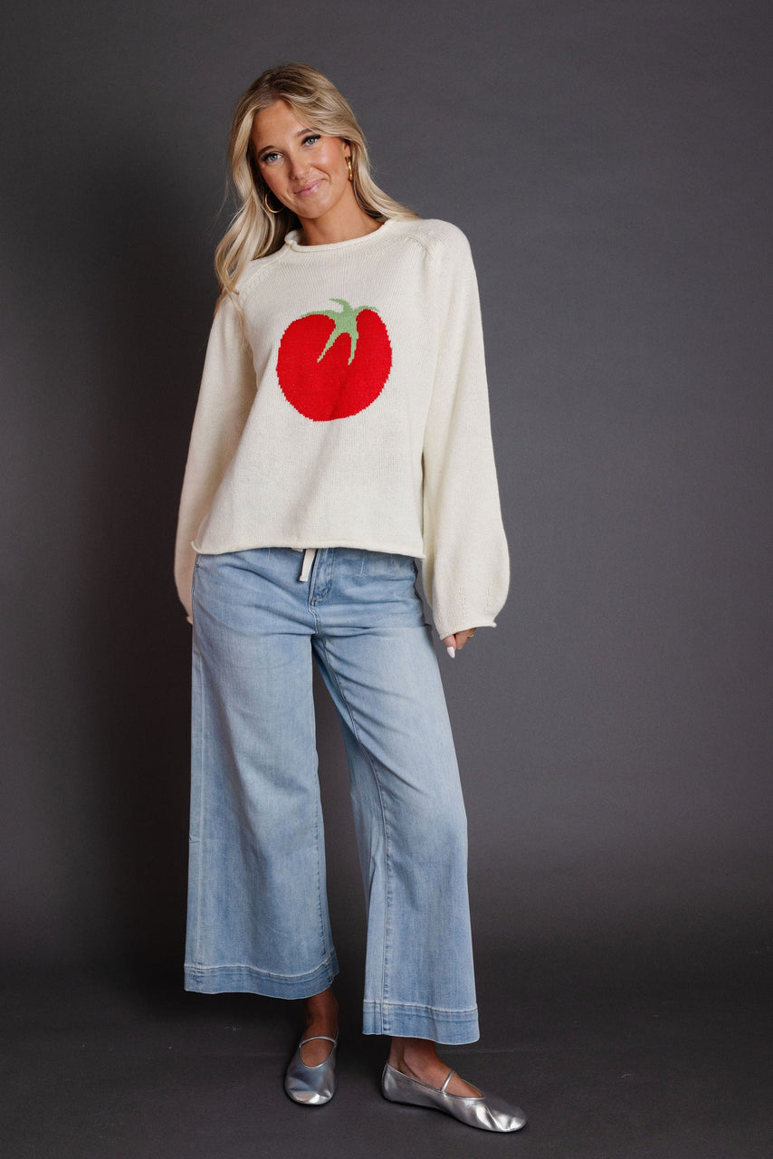 Tomato Sweater in Ivory