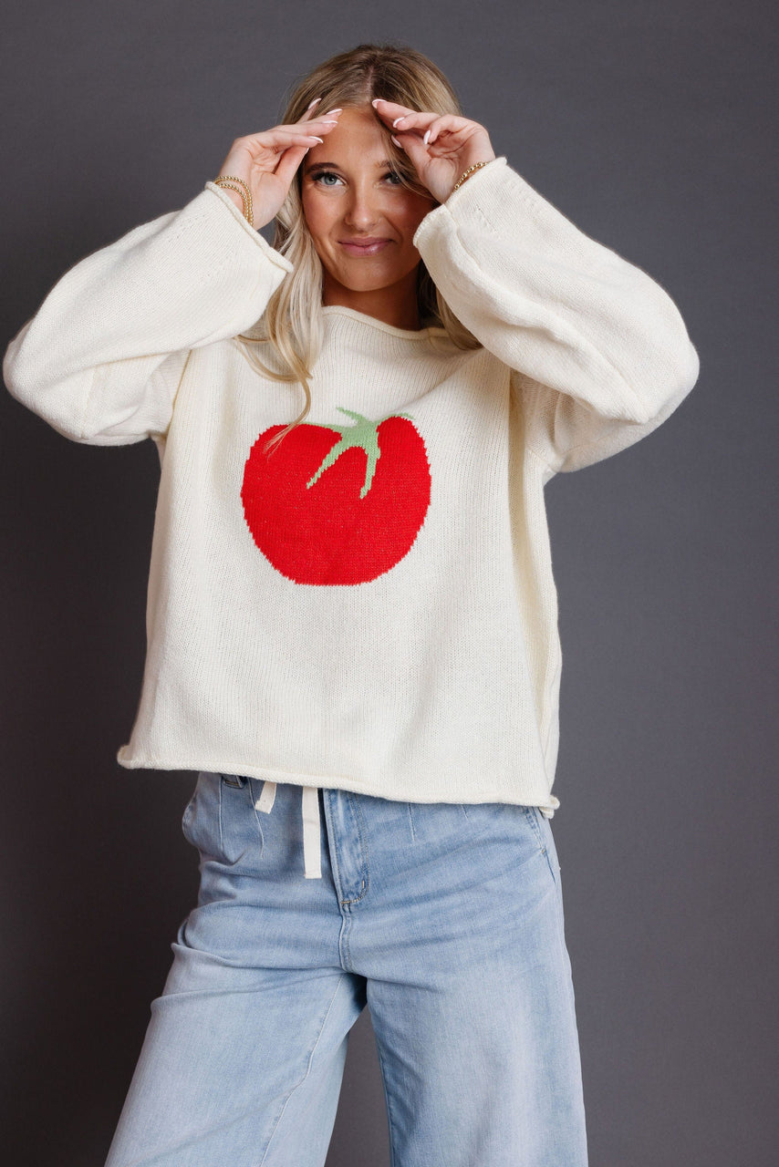 Tomato Sweater in Ivory