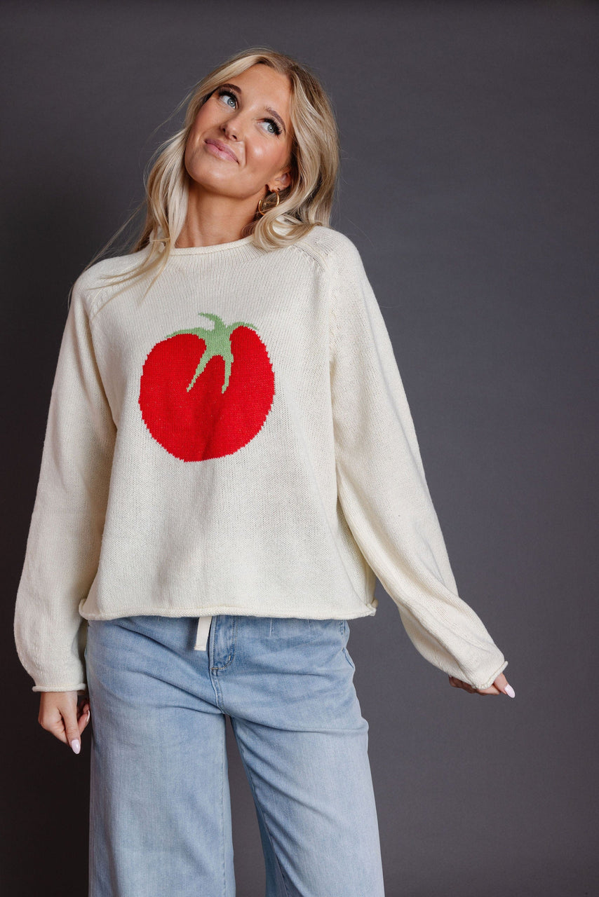 Tomato Sweater in Ivory