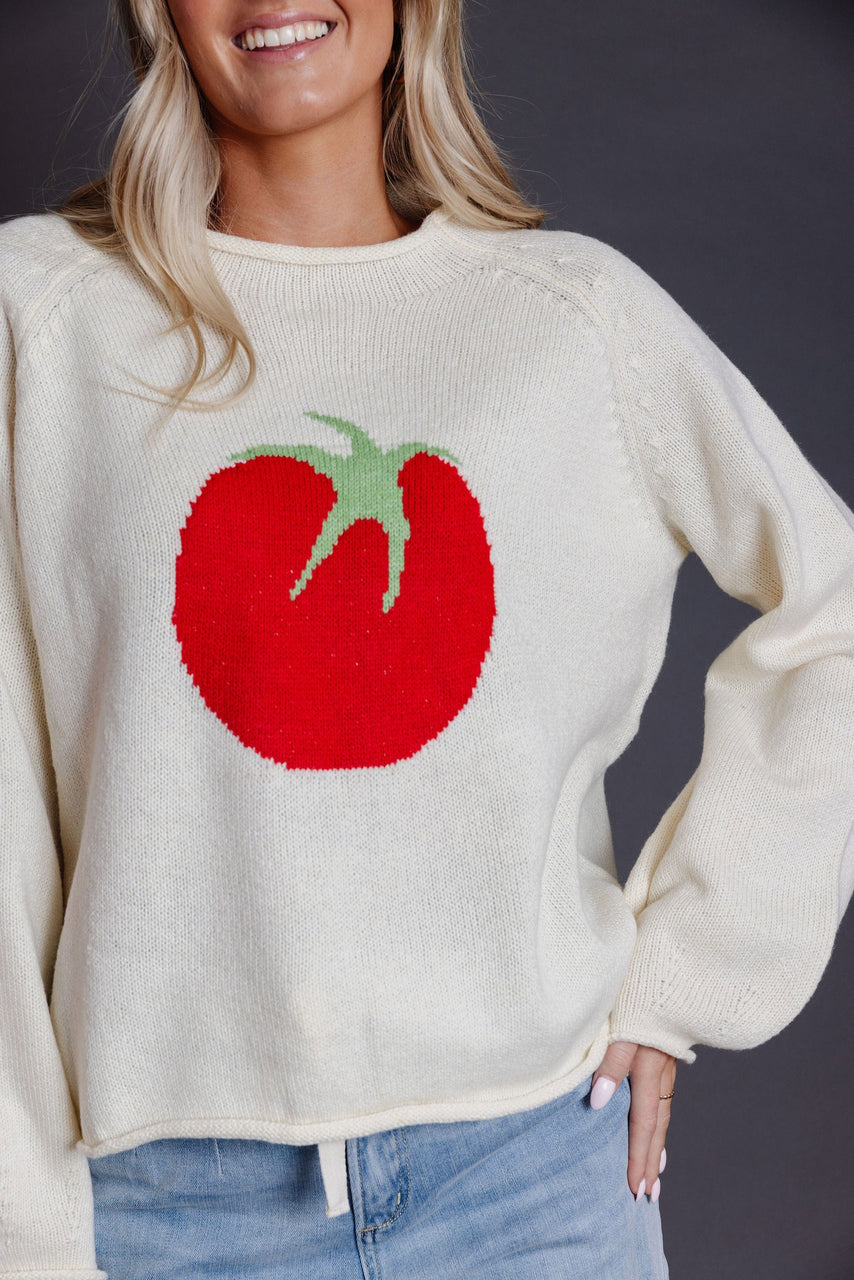 Tomato Sweater in Ivory