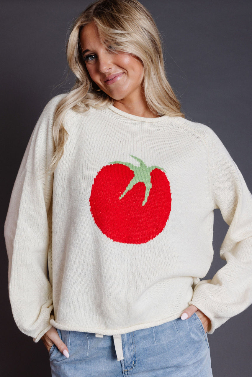 Tomato Sweater in Ivory