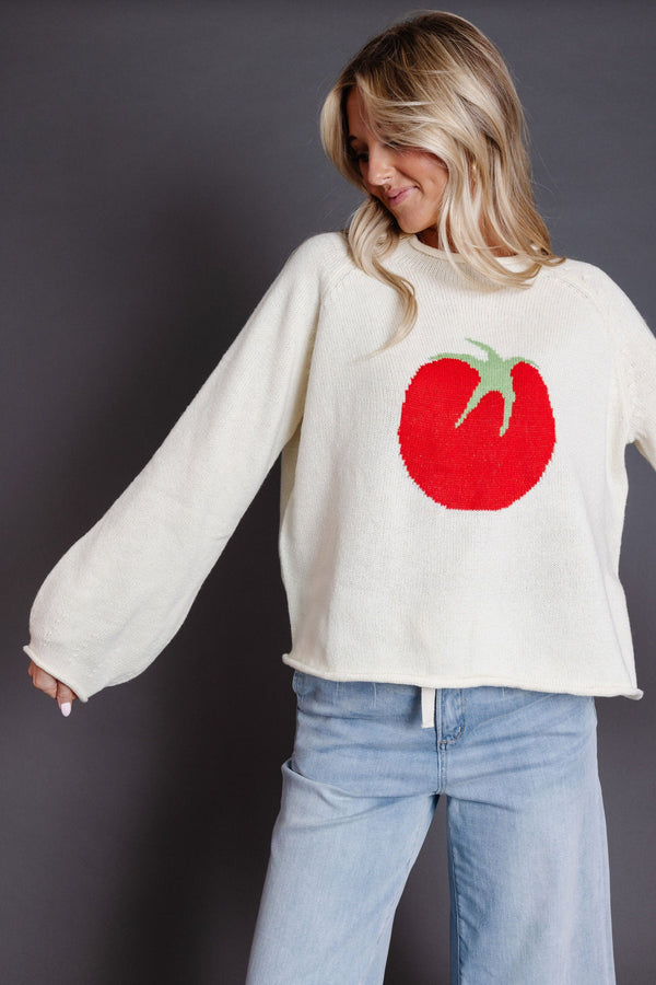 Tomato Sweater in Ivory
