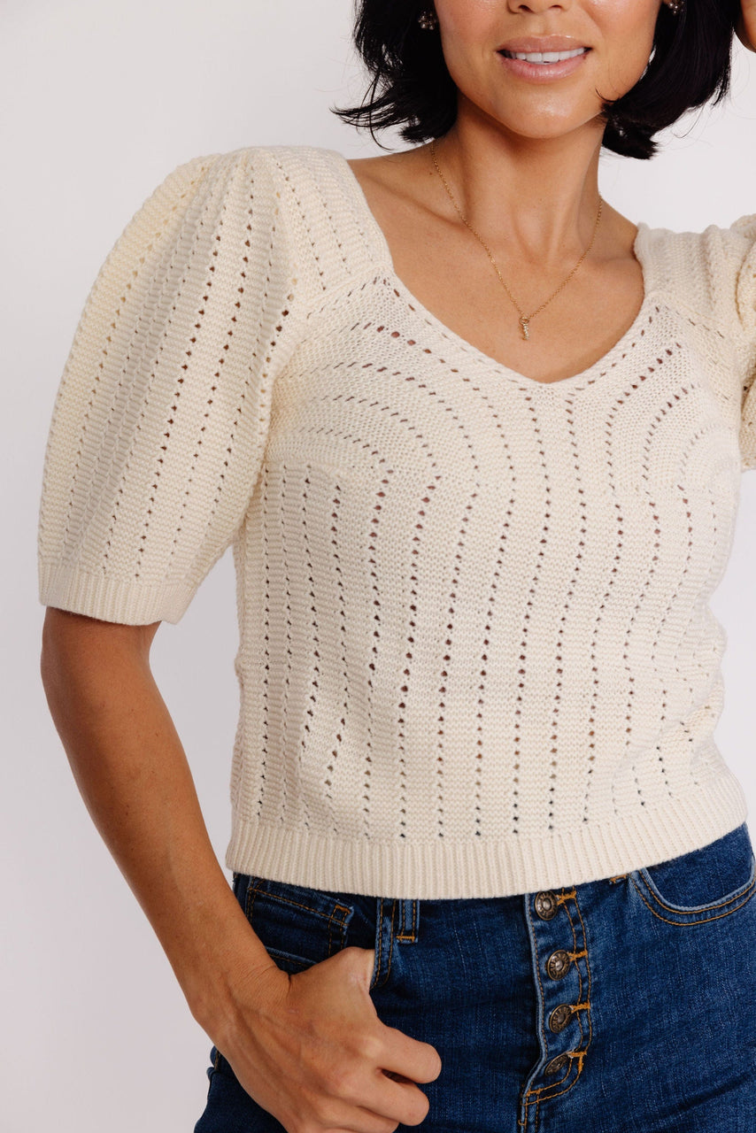 Doris Sweater in Cream