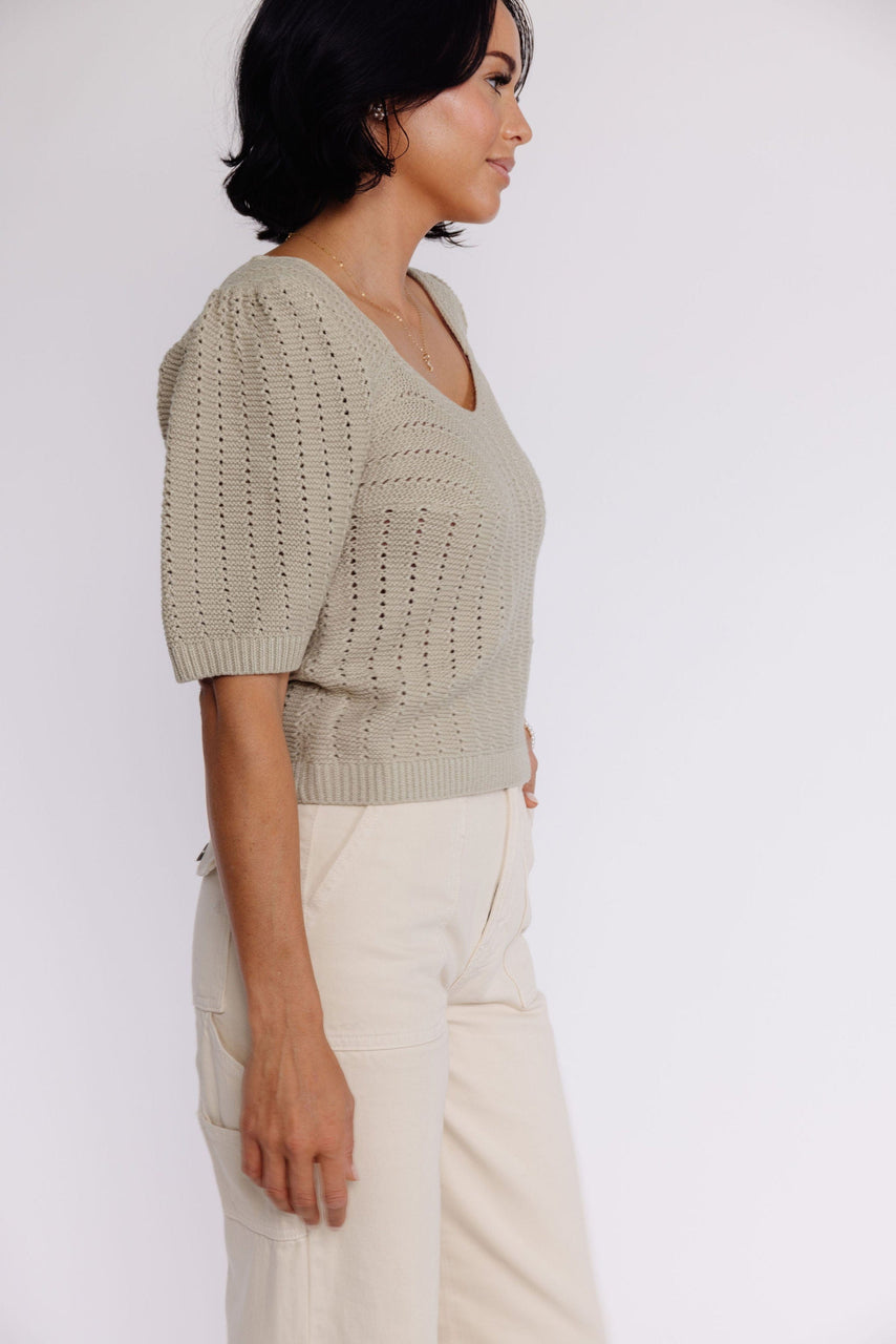 Doris Sweater in Dusty Sage