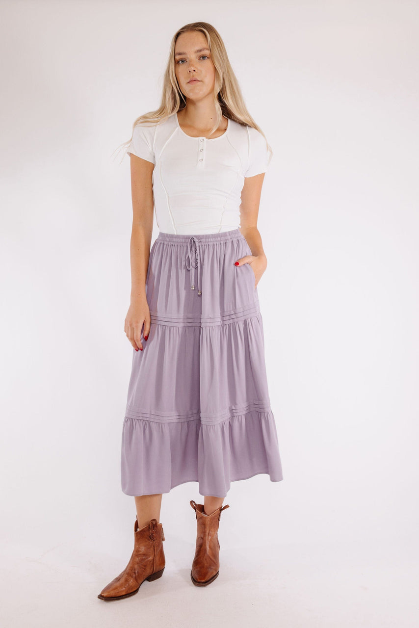 Easy Breezy Skirt in Lavender